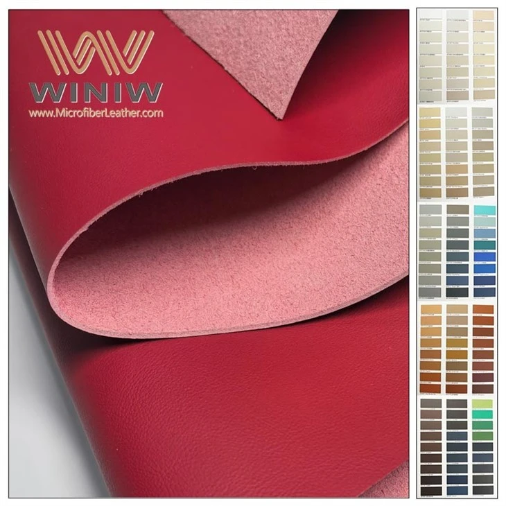 1.6mm Wind Proof Making Car Roof Lining PVC Microfiber Artificial Leather