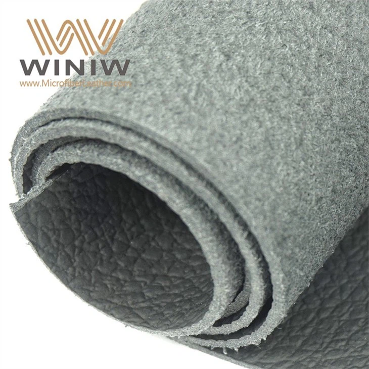 Gray Clemence Leather Upholstery Fabrics
