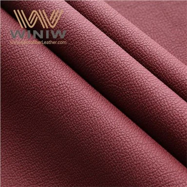 自動車用バーガンディワインレッド合成皮革