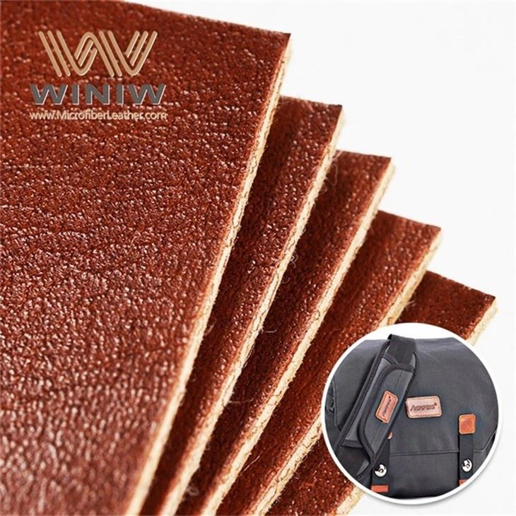 Anti Fouling Synthetic PU Leather Imitation Fabric For PU Labels