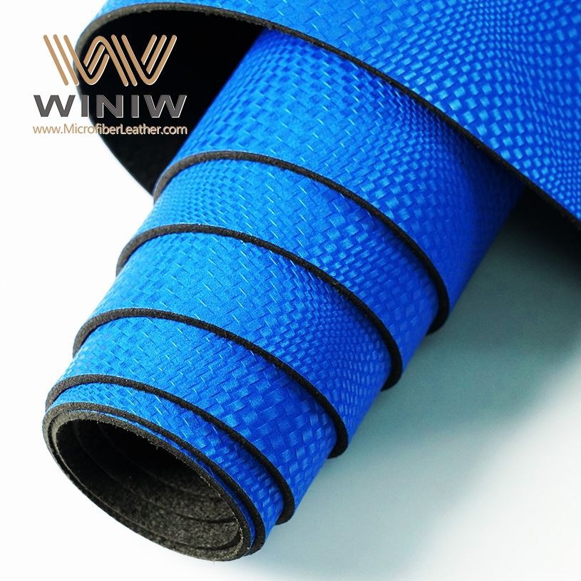 ランニングシューズ用の高品質マイクロファイバーフェイクPUレザー生地
